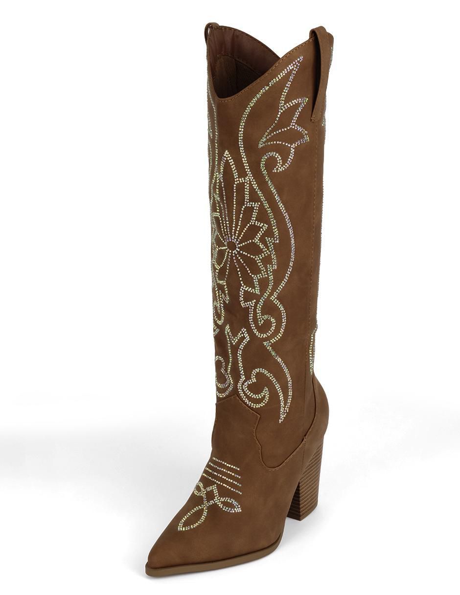 Bota cowboy abajo de la rodilla para mujer 2