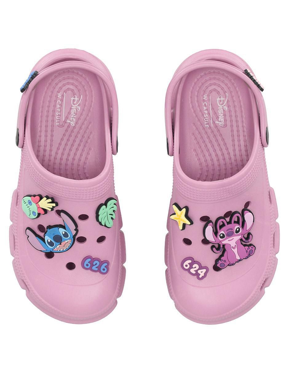 Sandalia plana Disney Stitch para mujer 4