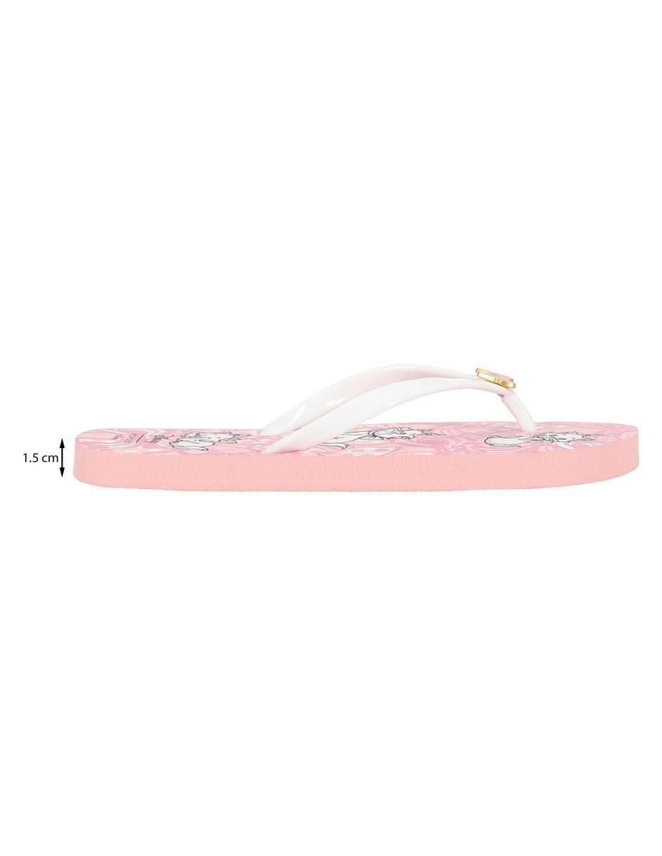 Sandalia plana Disney Marie para mujer 8