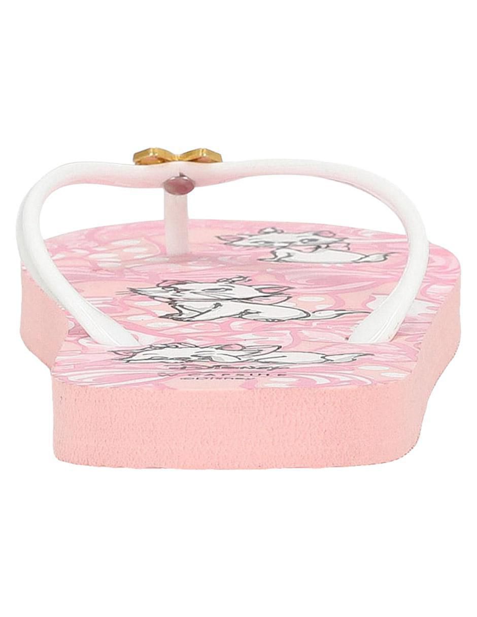 Sandalia plana Disney Marie para mujer 6