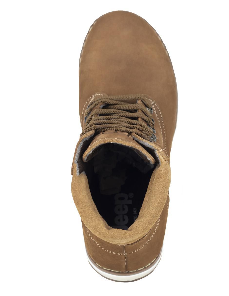 Bota arriba del tobillo de piel para mujer 6
