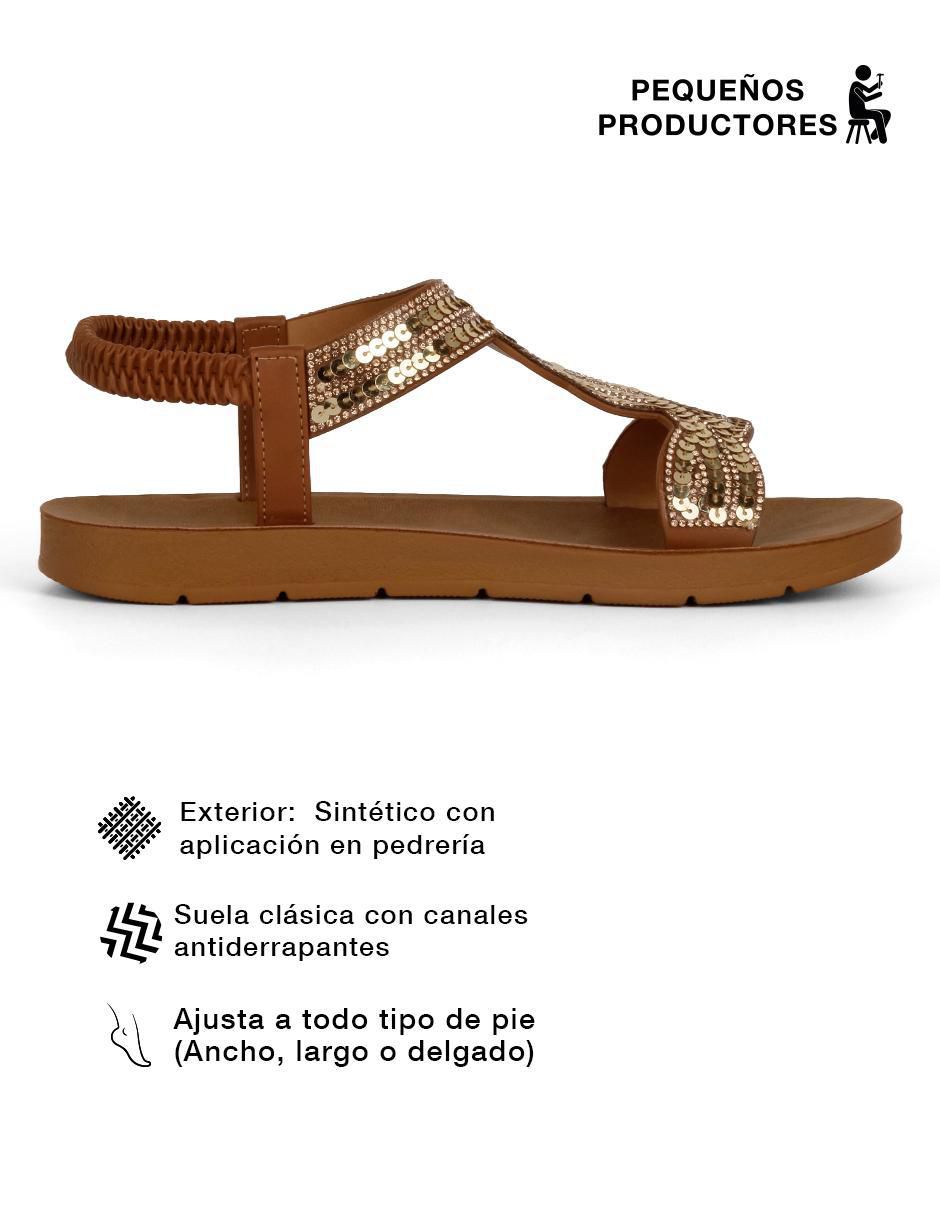 Sandalia plana para mujer 4