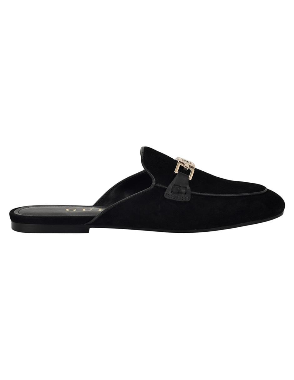 Zueco de piel para mujer