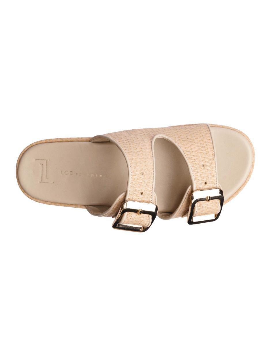 Sandalia plana para mujer 7