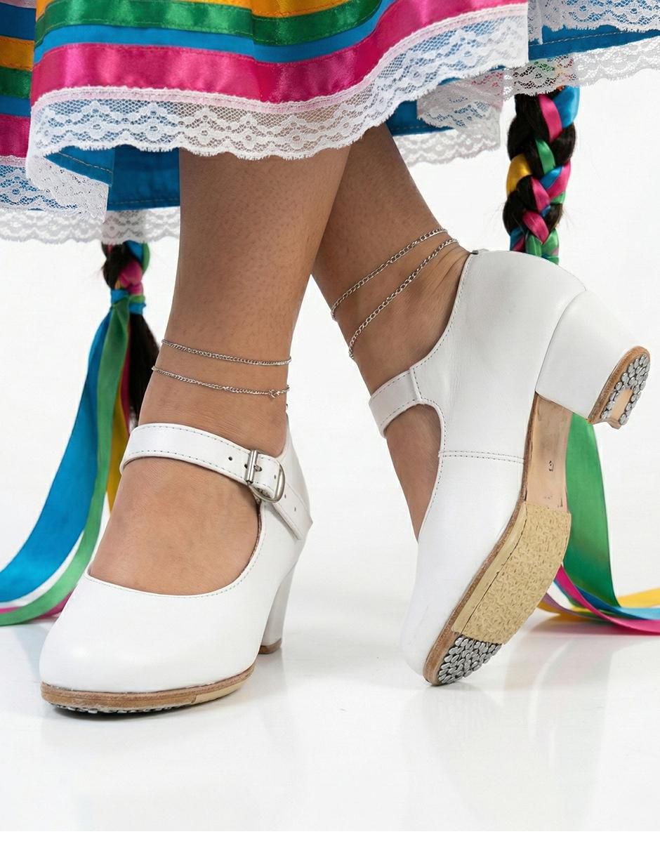 Zapato Mary Jane de piel para mujer 7