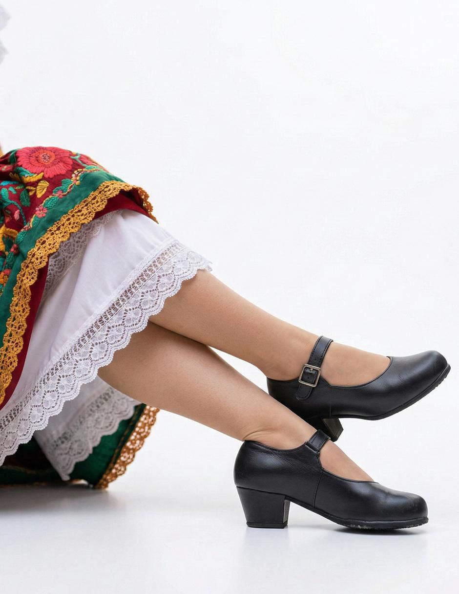 Zapato Mary jane de piel para mujer 3