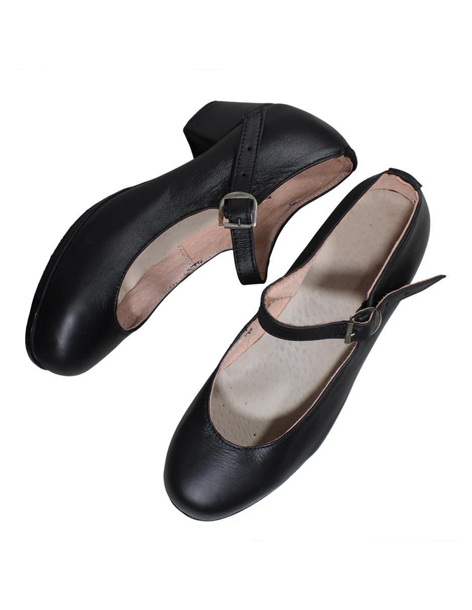 Zapato Mary jane de piel para mujer 10