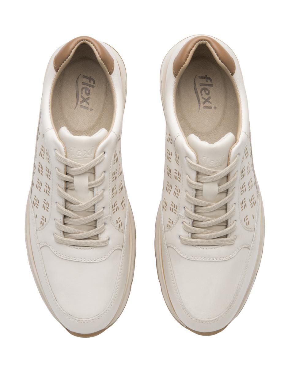 Mocasín flexi sin familia "de" piel "para mujer"