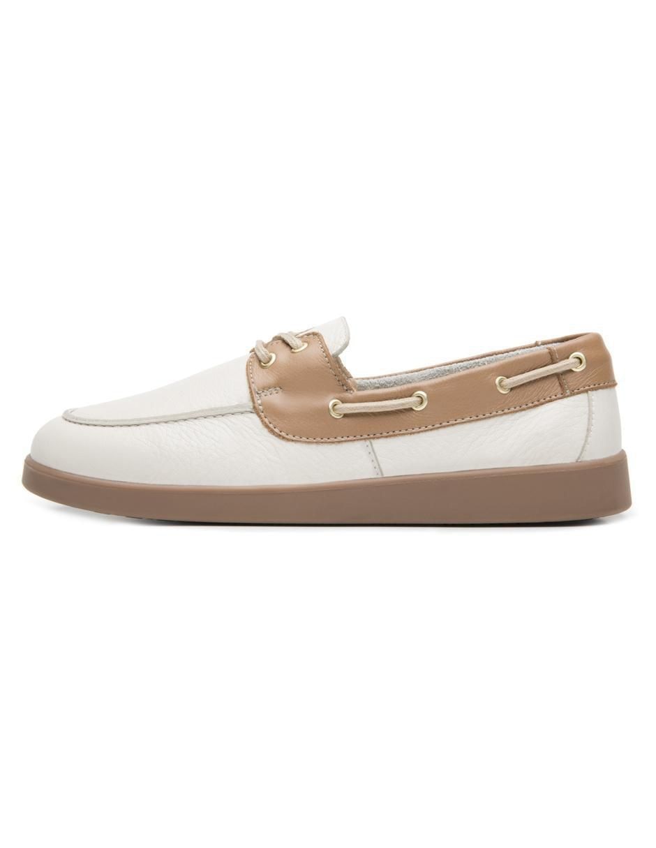 Mocasín flexi sin familia "de" piel "para mujer"