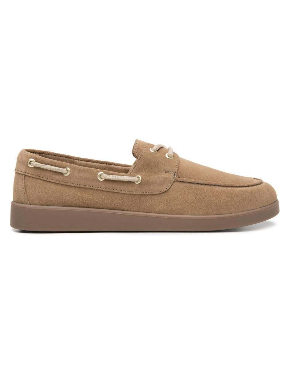 Mocasín de piel para mujer