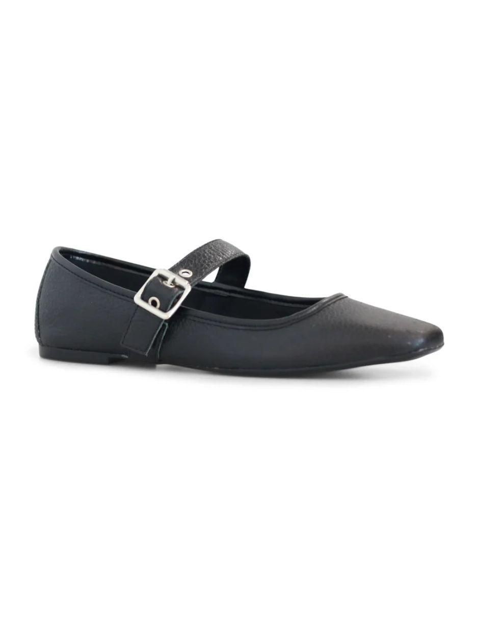 Balerina de piel para mujer