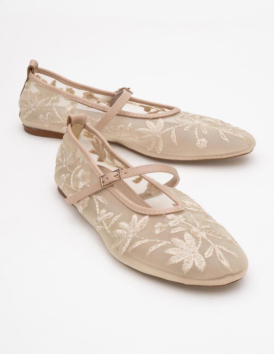 Balerina Juny de piel para mujer 4