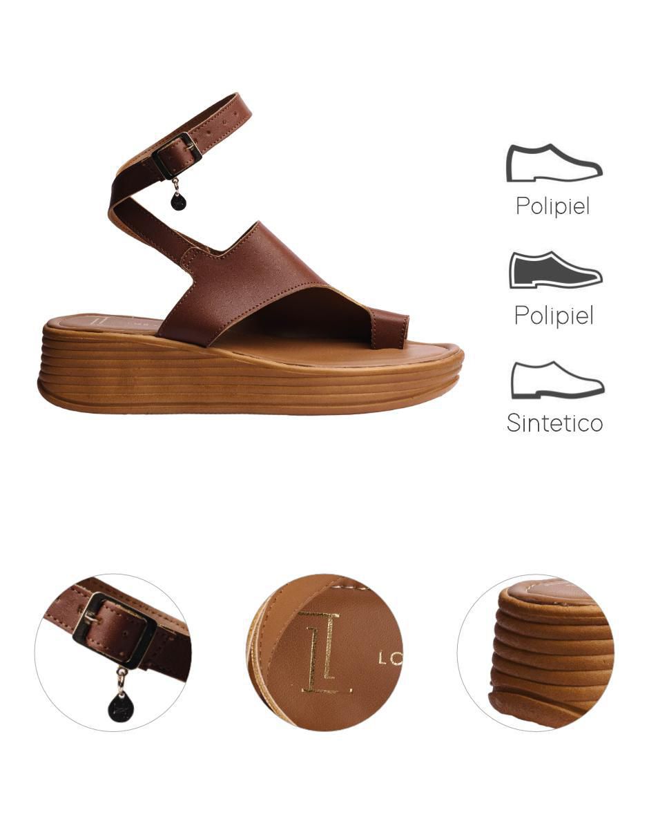 Sandalia plana para mujer 8