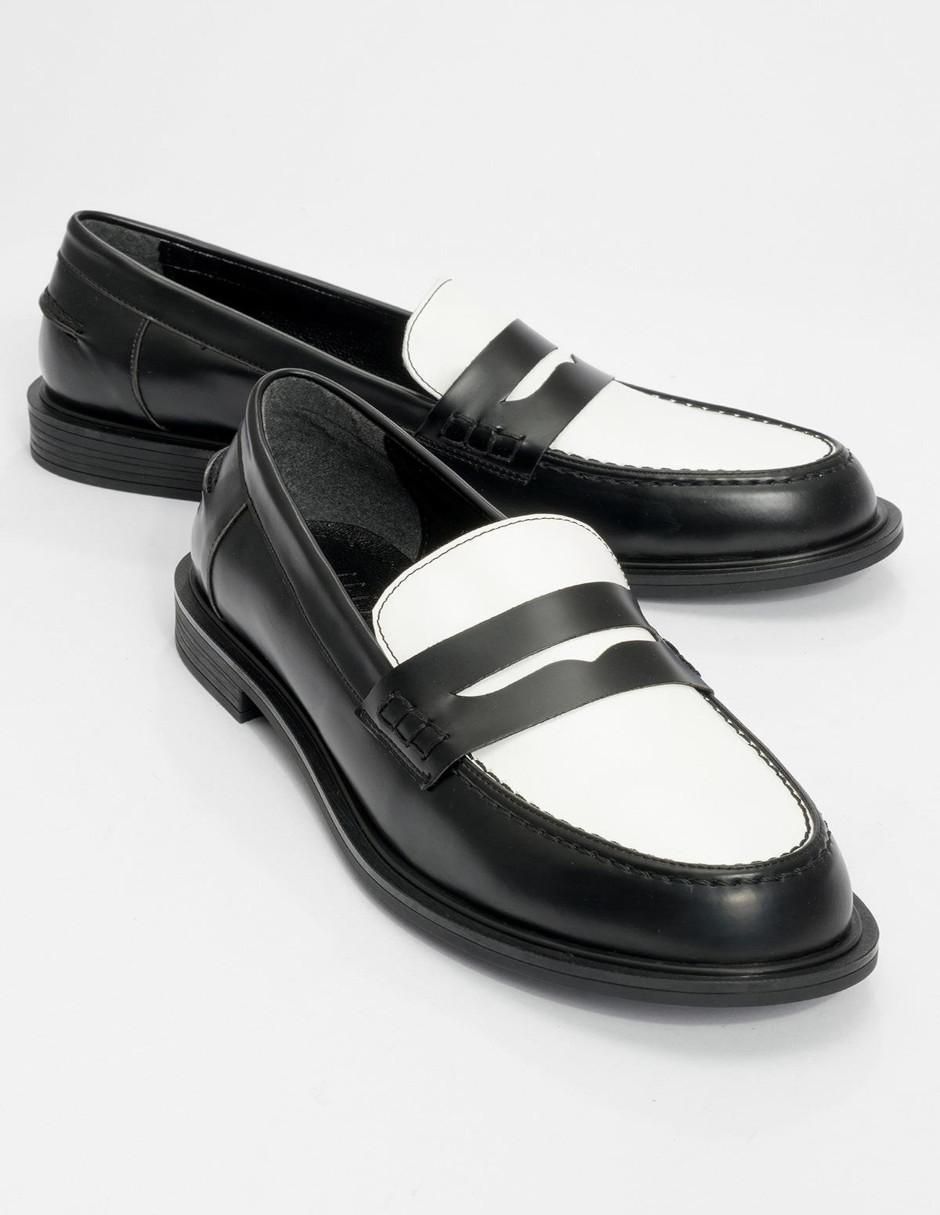 Mocasín Choos de piel para mujer 2