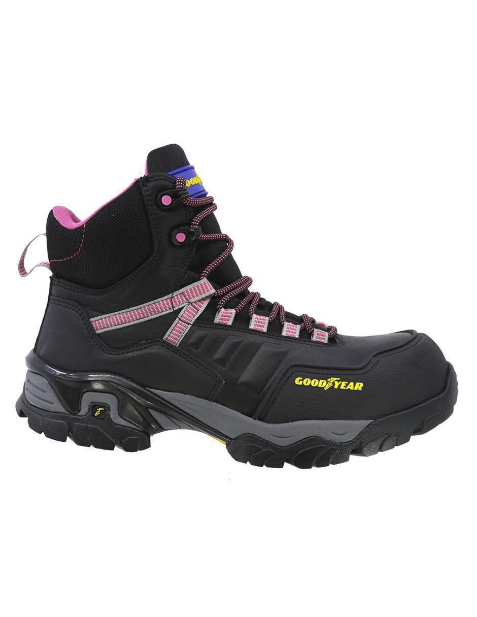 Bota arriba del tobillo GY Safetrek de piel para mujer 2