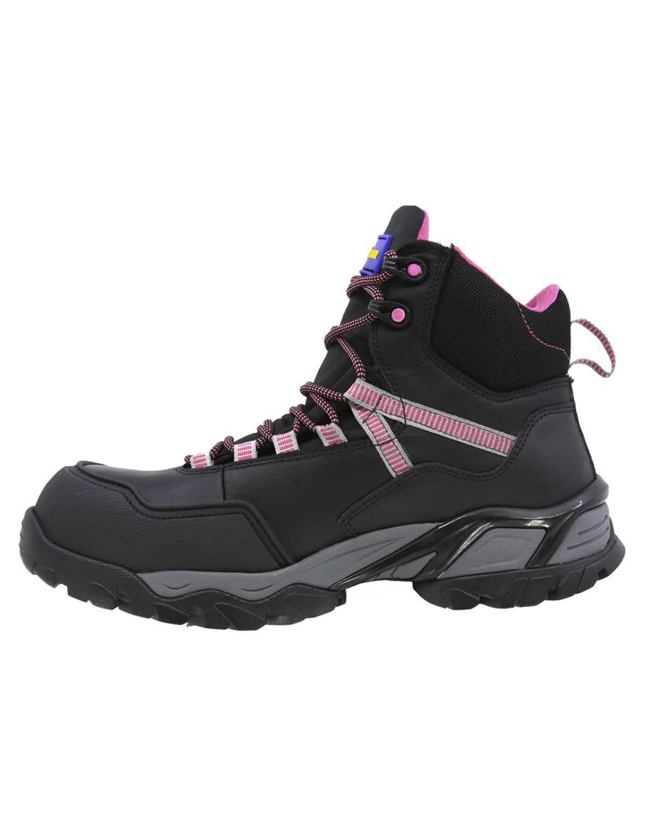 Bota arriba del tobillo GY Safetrek de piel para mujer 4