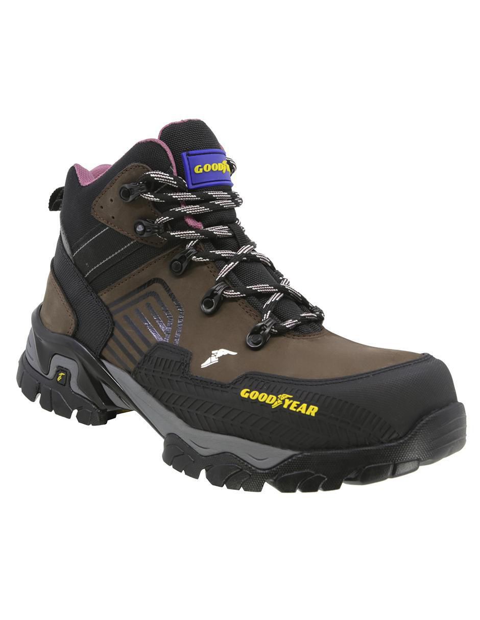 Bota arriba del tobillo GY Safetrek 103 de piel para mujer