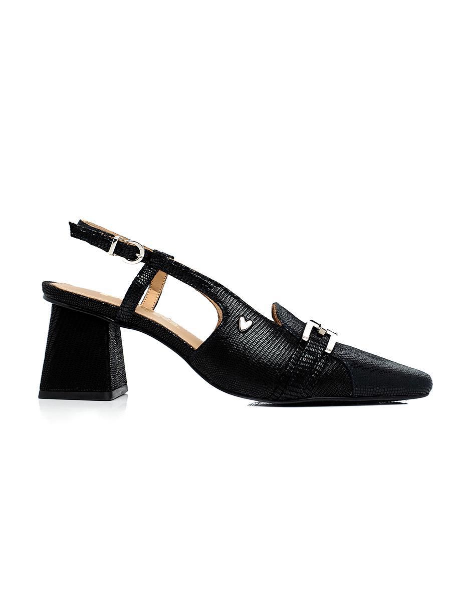 Zapatilla de piel