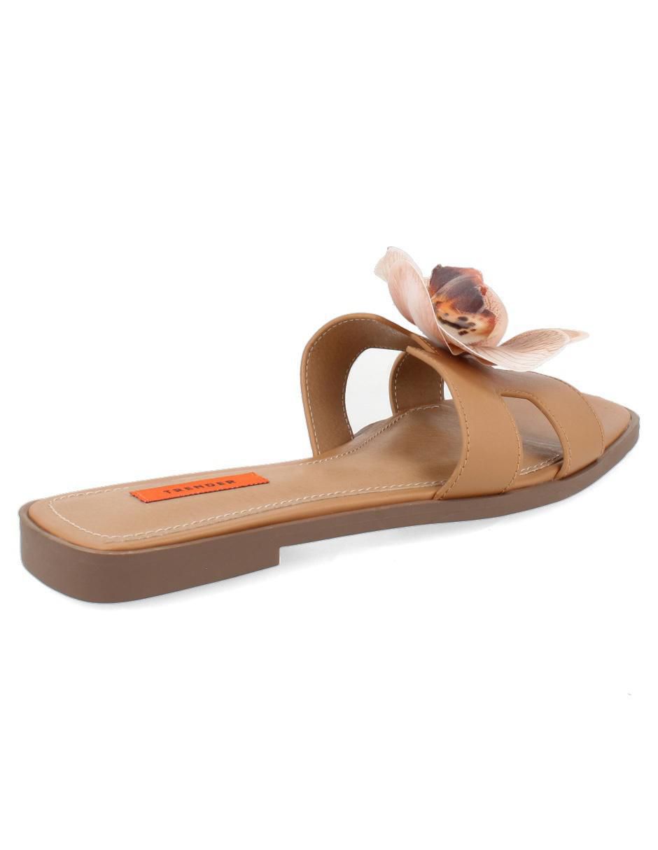 Sandalias plana Singapur para mujer 4