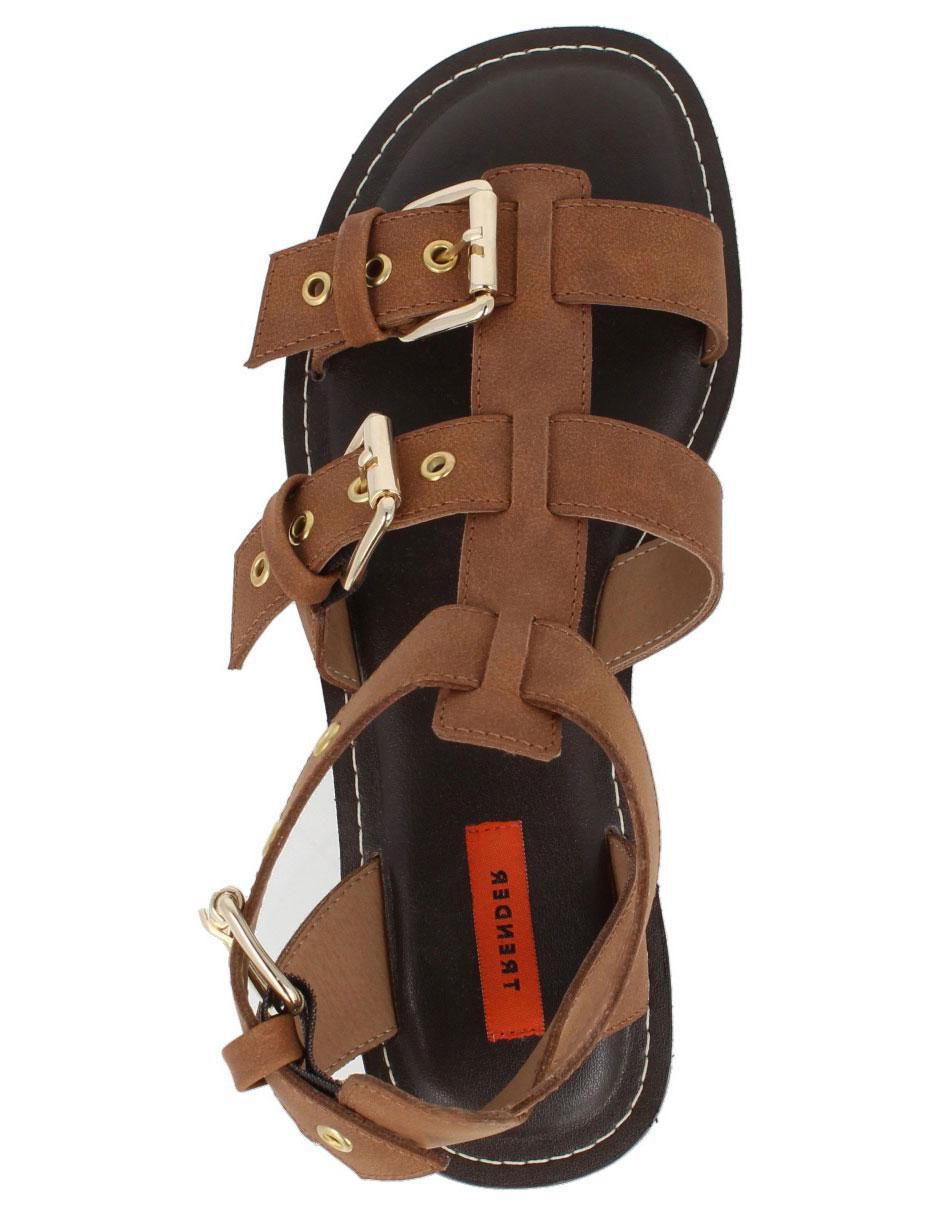 Sandalias plana Singapur para mujer 5