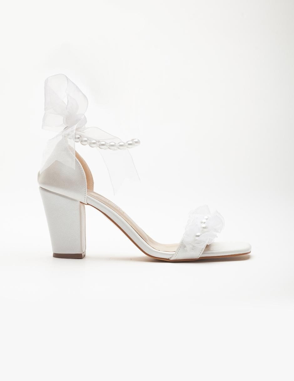 Zapato de tacón Krystal de piel para mujer