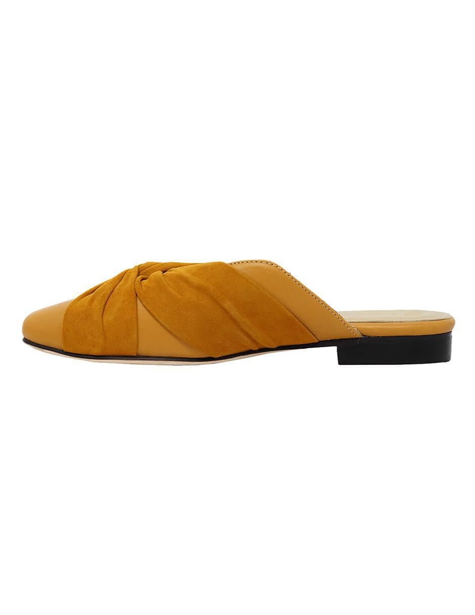 Zueco de piel para mujer 4