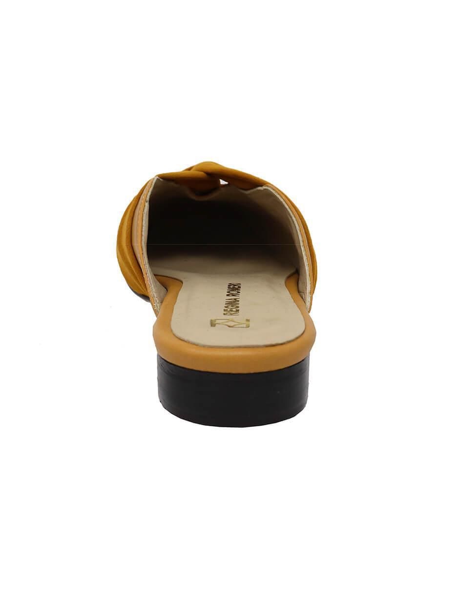 Zueco de piel para mujer 5