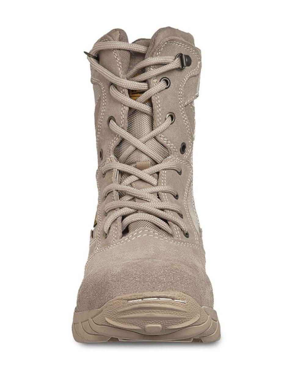 Bota arriba del tobillo Táctico de piel para mujer 3